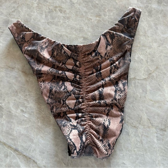 NWOT PILYQ KAA reversible high cut‎ bikini bottoms - Picture 3 of 5